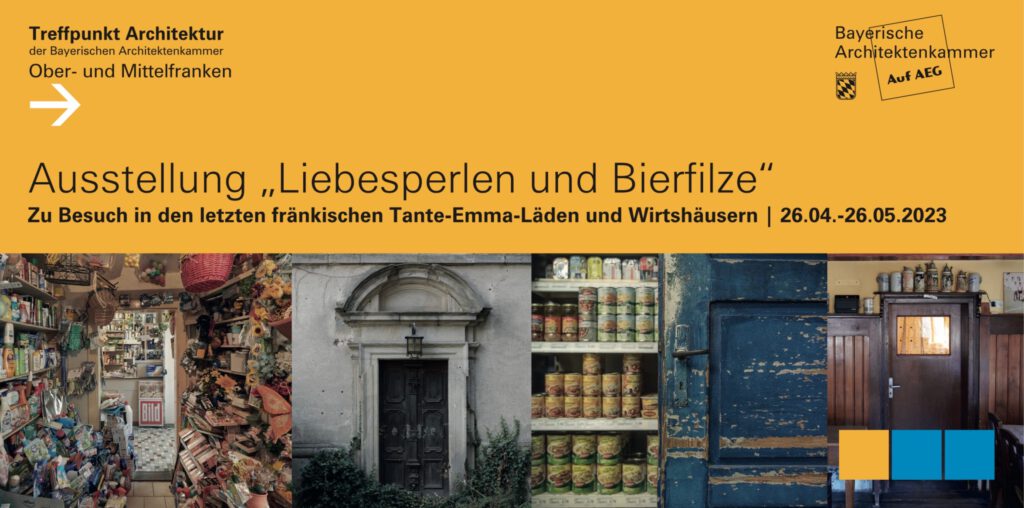 Liebesperlen und Bierfilze | Ausstellung @ Bayerische Architektenkammer Auf AEG